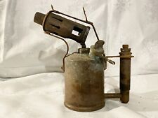 ANTIQUE VINTAGE BRASS BLOW TORCH RUSTIC INDUSTRIAL STEAMPUNK DISPLAY PIECE