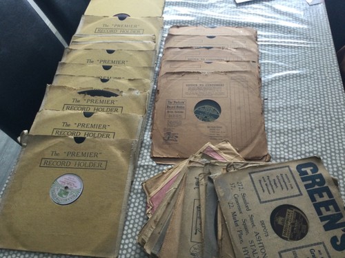 Bundle vintage 78rpm vinyls - vintage,
