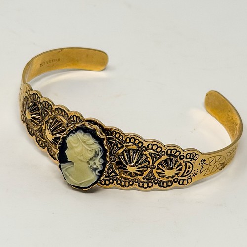 Vintage lind cameo cuff - lind,
