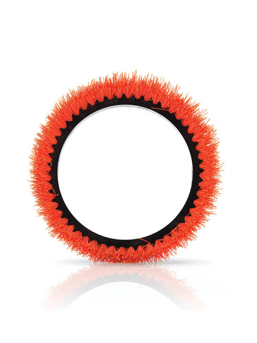Commercial orange scrub brush - orange,