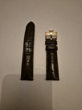 Vacheron Constantin Dark Brown Alligator With 18ct Rose Gold Buckle