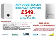 Combi Boiler Installation