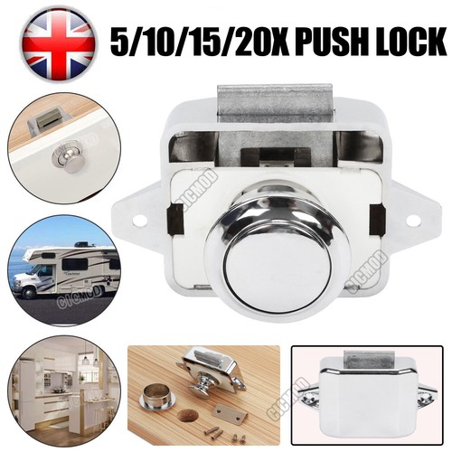 Push button catch - push,