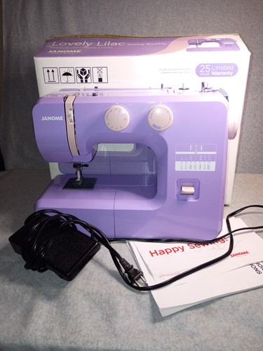 Lovely lilac janome sewing - lovely,