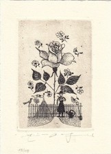 Etching Elfriede Weidenhaus