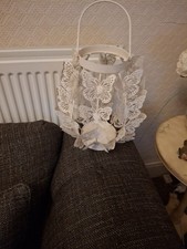Shabby Chic Butterfly Lantern. qvc.