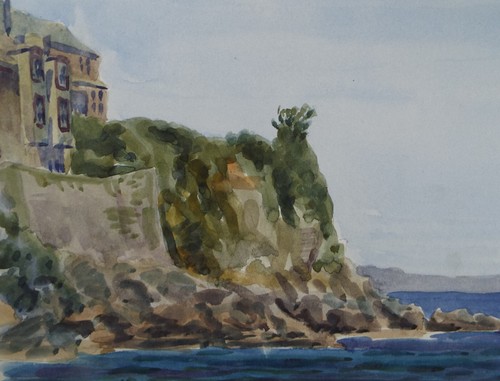 Original watercolour coastal - watercolour,, 'coastal