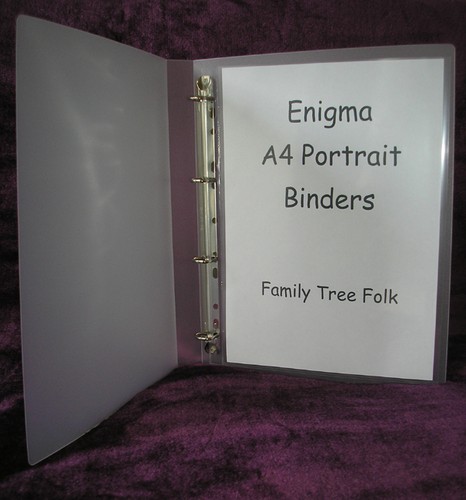 Enigma portrait binder - portrait,