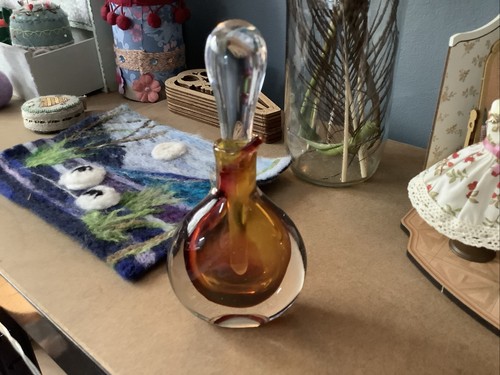 Vintage scent bottle signed - vintage,