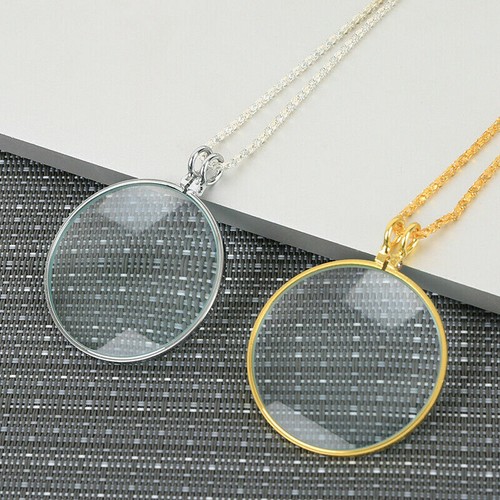 Chain necklace monocle - chain,