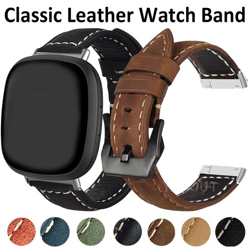 Leather wrist band - band, fitbit
