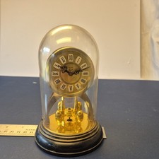 Vintage STAIGER Pendulum Table Clock 8 day, h-14cm, w-10cm, clock is working
