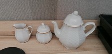 Winterling Bavaria Teapot Sugar Bowl And Milk/cream Jug