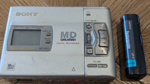 Sony r50 portable minidisc - sony,