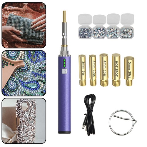 Rhinestone applicator kit - rhinestone, flat
