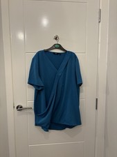 Simon Jersey Wrap Front Blouse