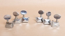 Vintage made in Japan Univox / Greco Tuning pegs - Chrome - 3 x 3