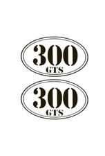 GTS Vespa 300 Scooter Vinyl Decal Stickers Mod Skinhead Ska x2