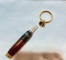 Hawaiian Koa inlay key ring
