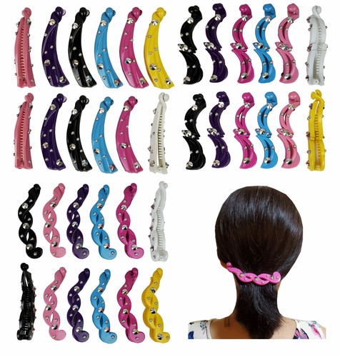 Pcs banana clip hair combs - 6,