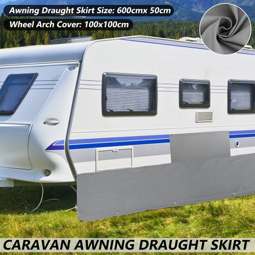 Caravan awning mud draught - mud,