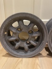 Classic Mini Cooper S Works Magnesium Minilites Rare Type With Stepped Lip