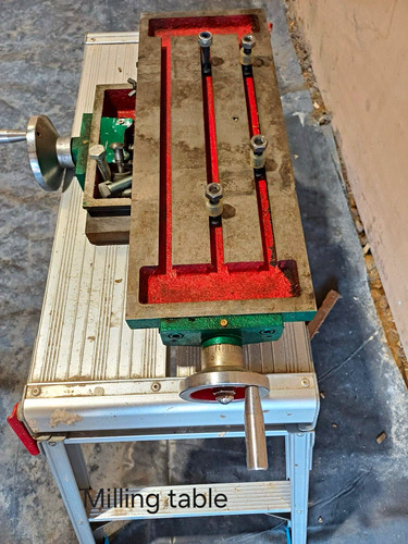 Manual milling machine table - manual,
