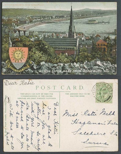 Weston super mare 1907 old - 1907,