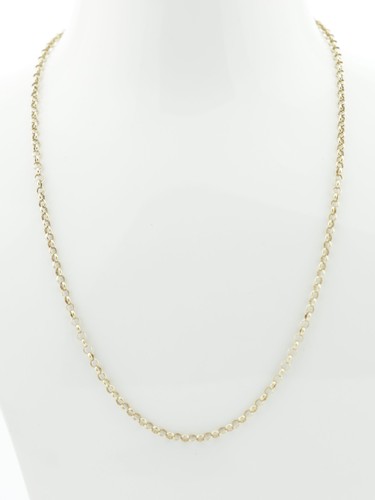 Gold belcher link chain - gold,