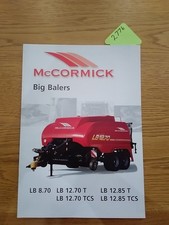 McCormick Big Baler LB 12 70 LB 12 85 Sales Brochure