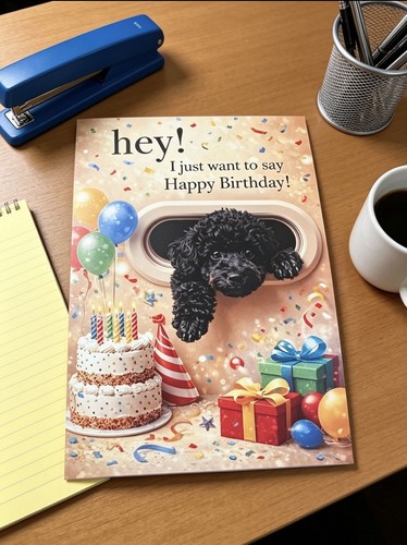 Cockapoo funny dog birthday - cockapoo,