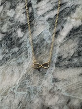 18k Gold Plated Infinity Pendant Necklace