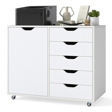 Rolling Lateral File Cabinet