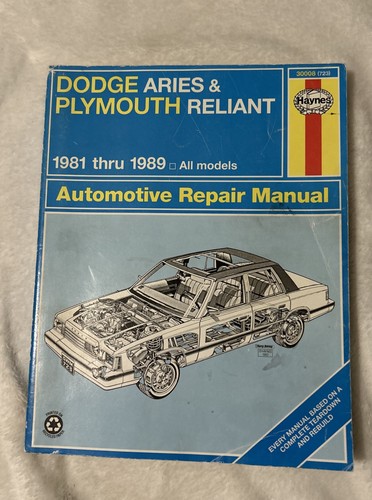 Haynes 30008 dodge aries - 30008,