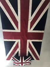 Union Jack Bed Throw And Matching Cushion