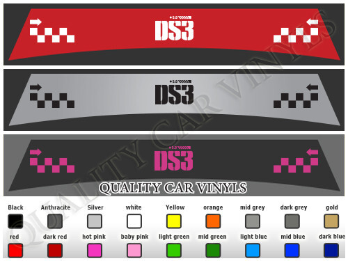 Citroen ds3 sunstrips