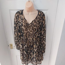 Debenhams Sheer Leopard animal