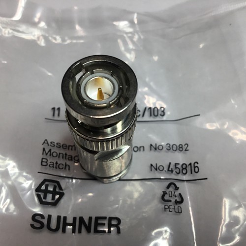 Twinax bnt male plug suhner - twinax,