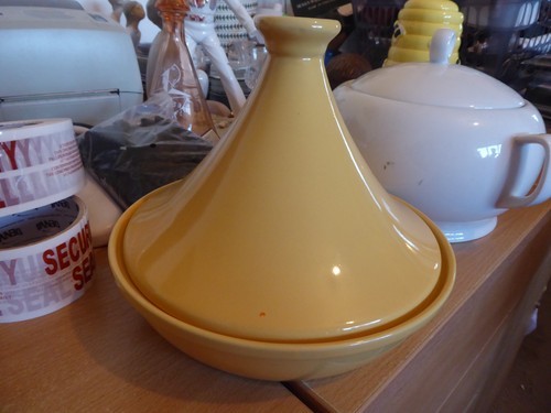 Yellow tagine family size - tagine,