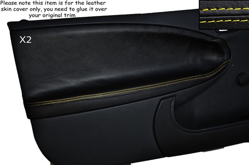 Yellow stitch front - 2x, door