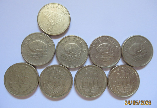 Rare gibraltar circulated 1 - gibraltar,