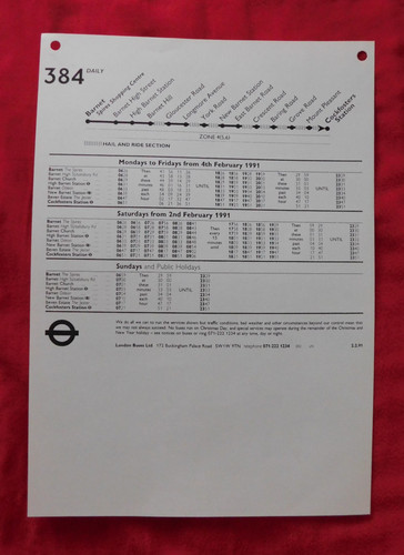 London buses route 384 bus - 384,