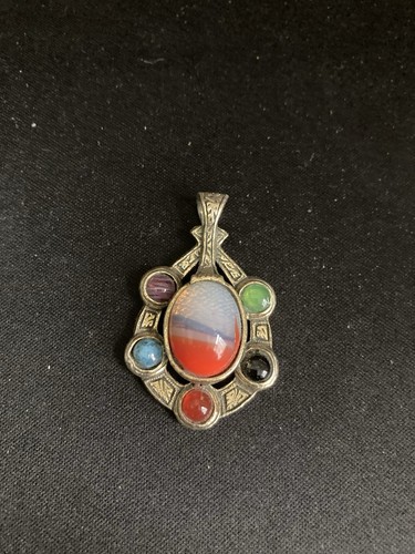 Lovely celtic style agate - agate, set