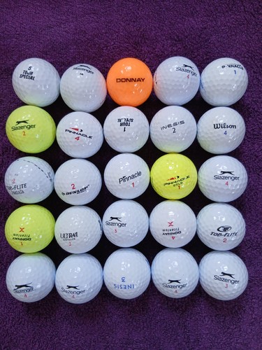 Mixed budget golf balls - 25,