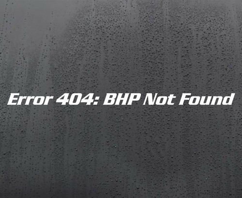 Error 404 bhp vinyl - , sticker