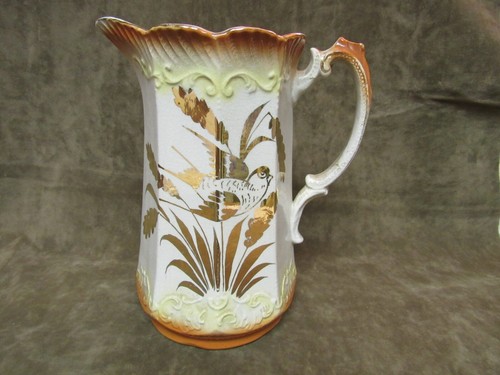 Victorian art pottery gold - victorian,
