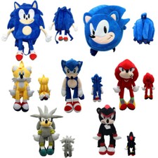 New Sonic Plush Toys the Hedgehog Cartoon Plush Doll Backpack Cartoon Boys Gift