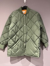 Topshop Quilted Bomber Jacket