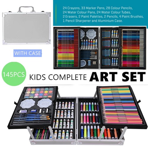 145pc art case - art, colouring