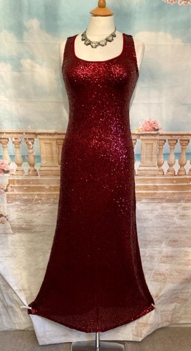 Maxi evening sequin - sequin, dress